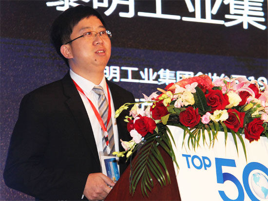 上圖為黎明重工科技股份有限公司COO、世界工廠網CEO喬景亮。