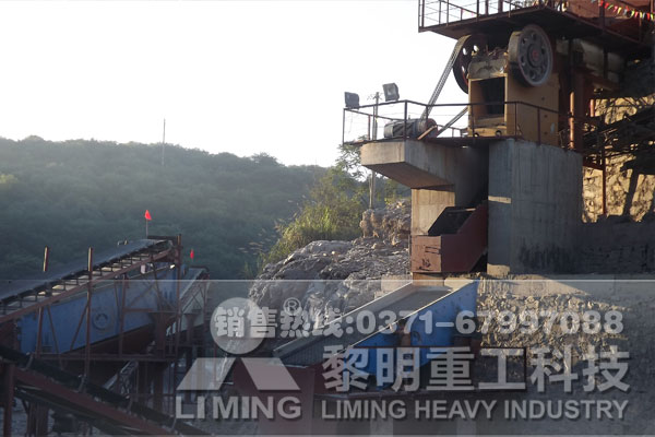 400-500t/h碎石生產線，，整條破碎生產線