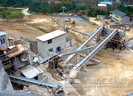 河石打沙機設備生產線