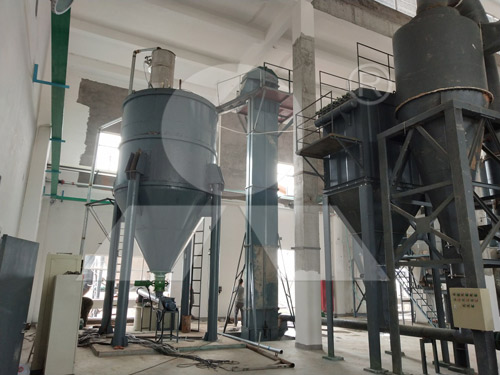 歐版磨粉機加工釹鐵硼現場